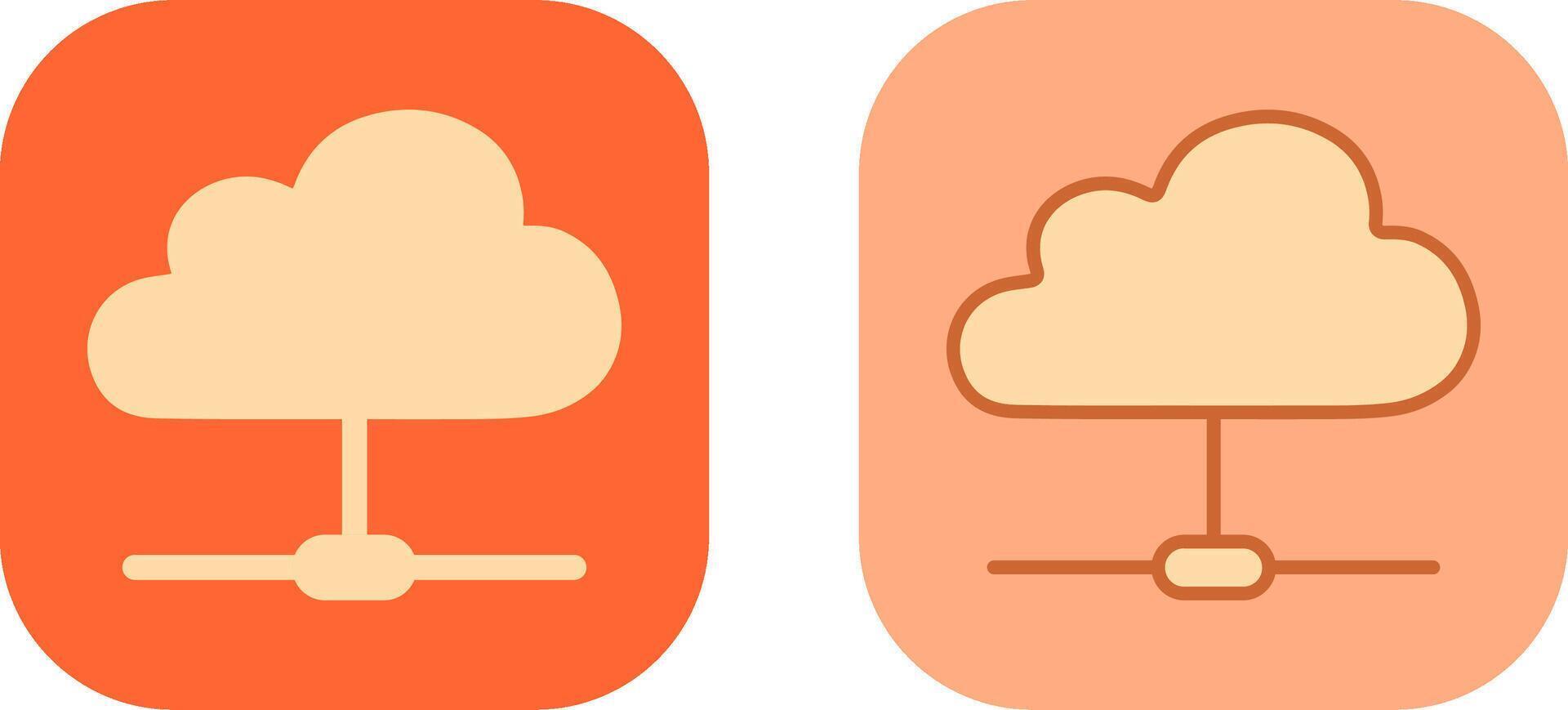 Cloud Icon Design vector