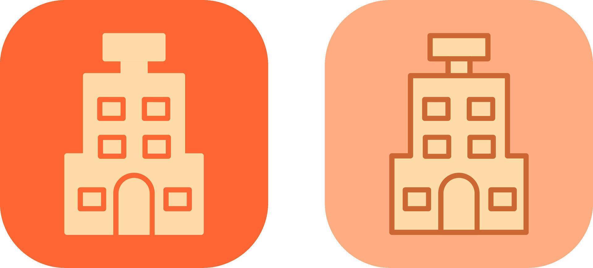 Hostel Icon Design vector