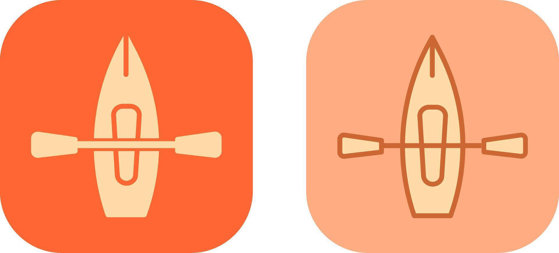 Kayak Icon Design vector