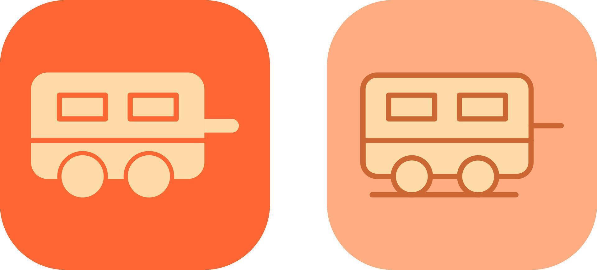 Caravan Icon Design vector