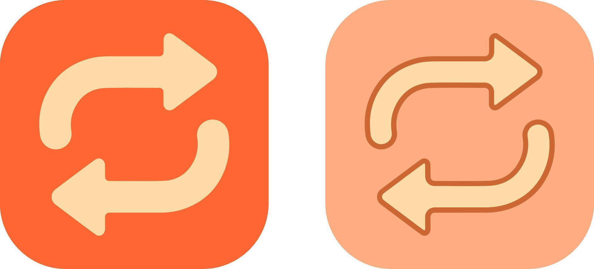 Repeat Icon Design vector