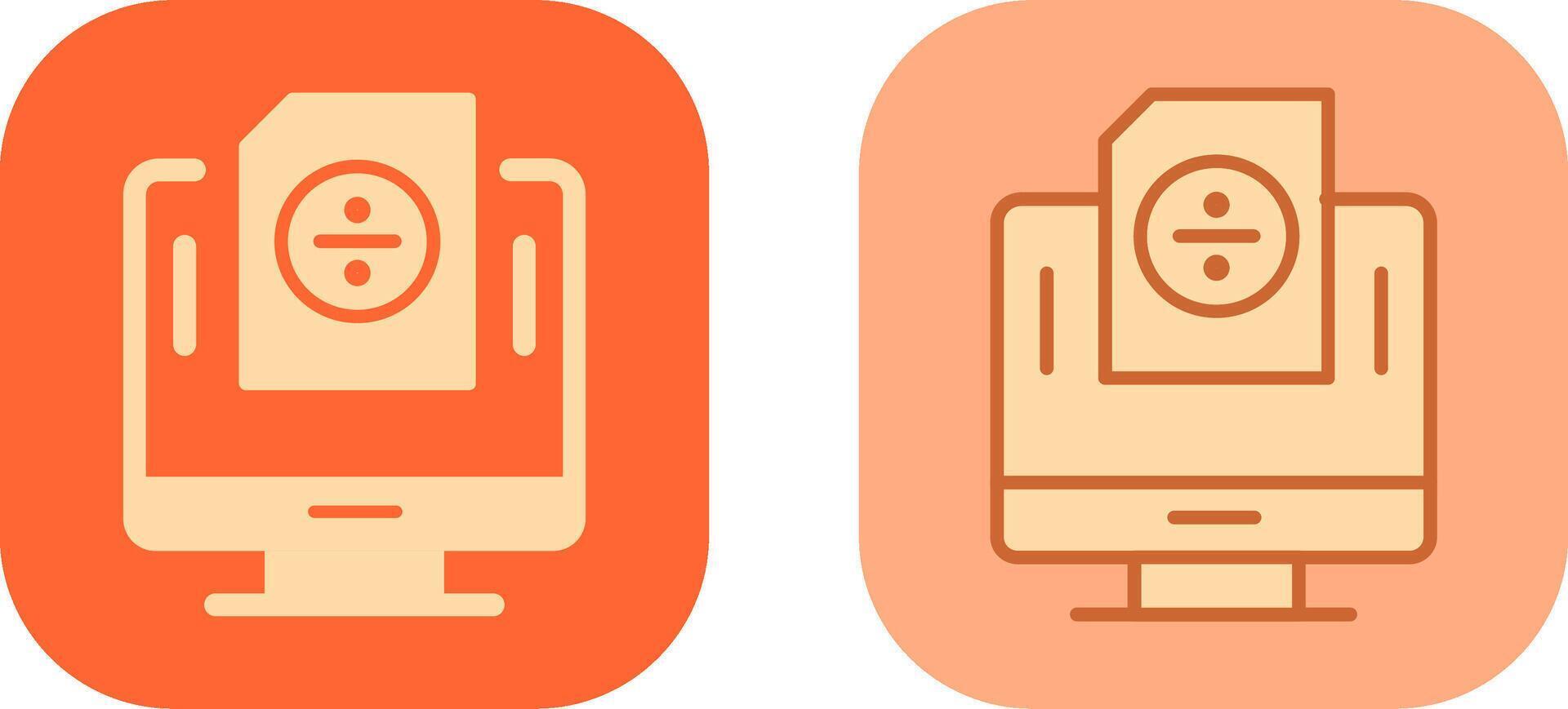 Divide Icon Design vector