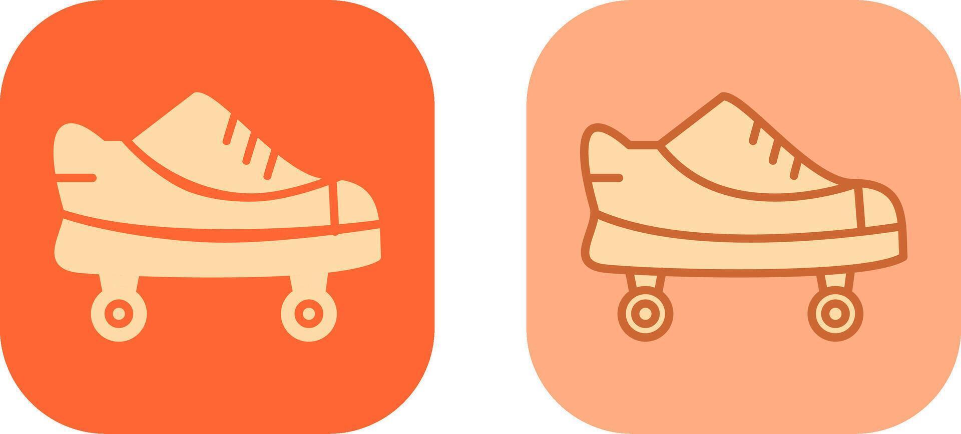 diseño de icono de patines vector