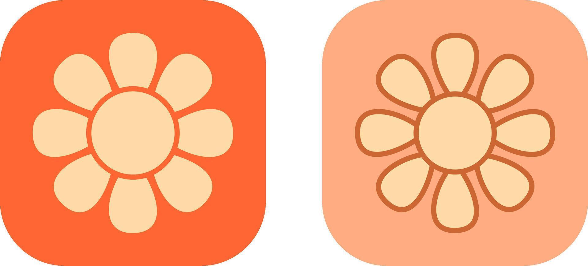 diseño de icono de flor vector