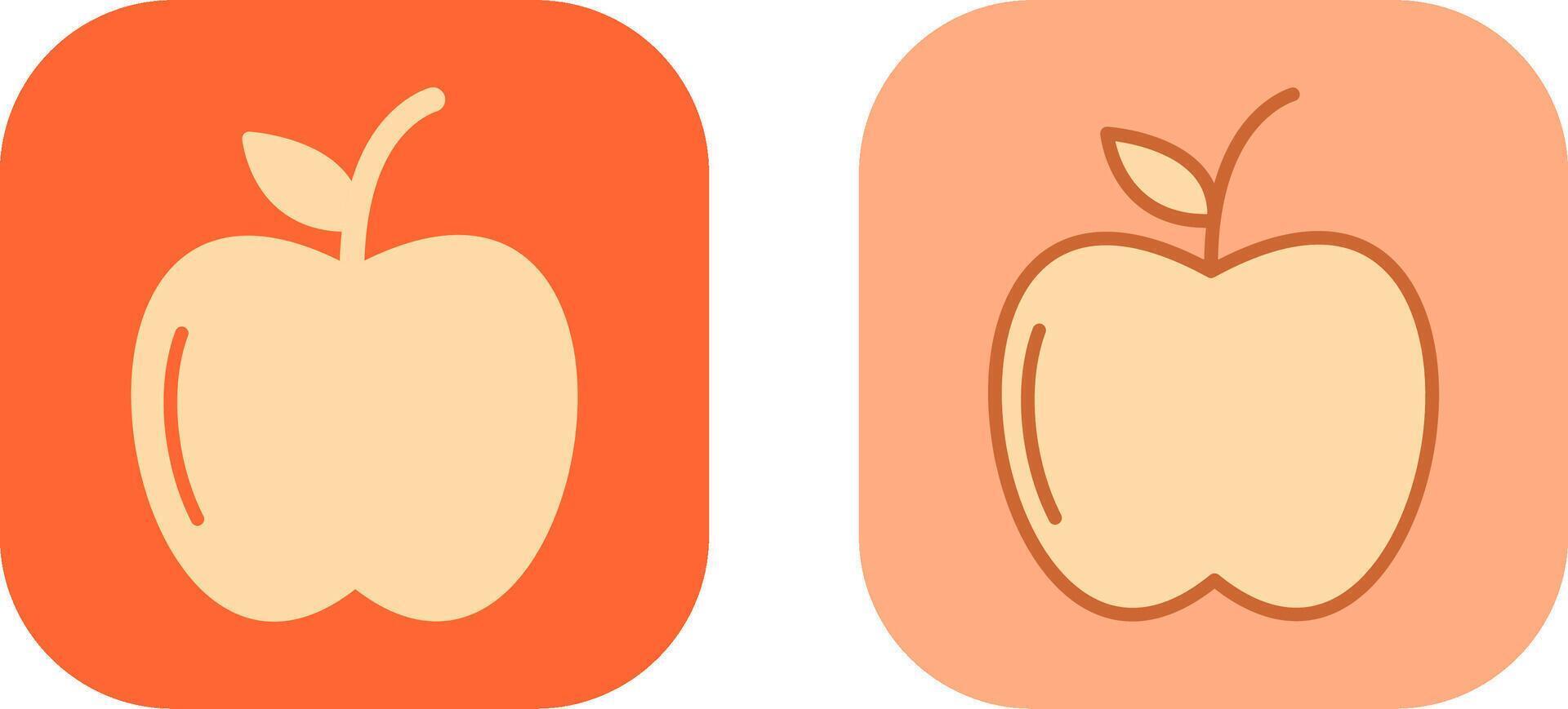 diseño de icono de manzanas vector