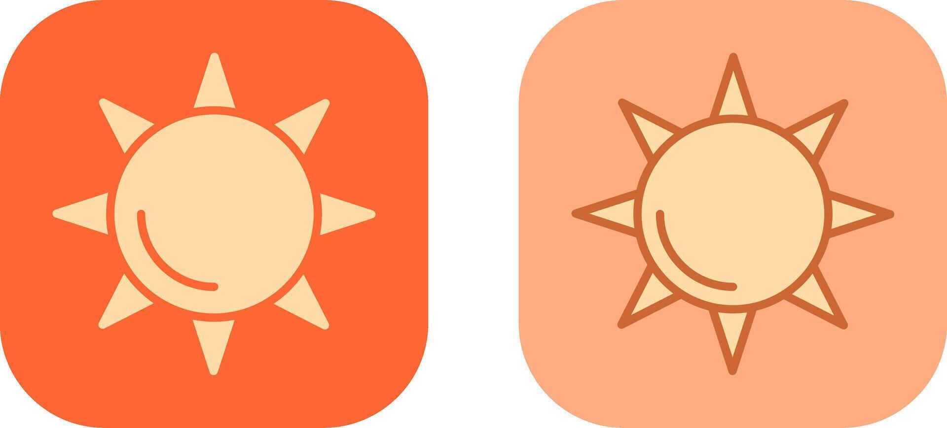 Sun Icon Design vector