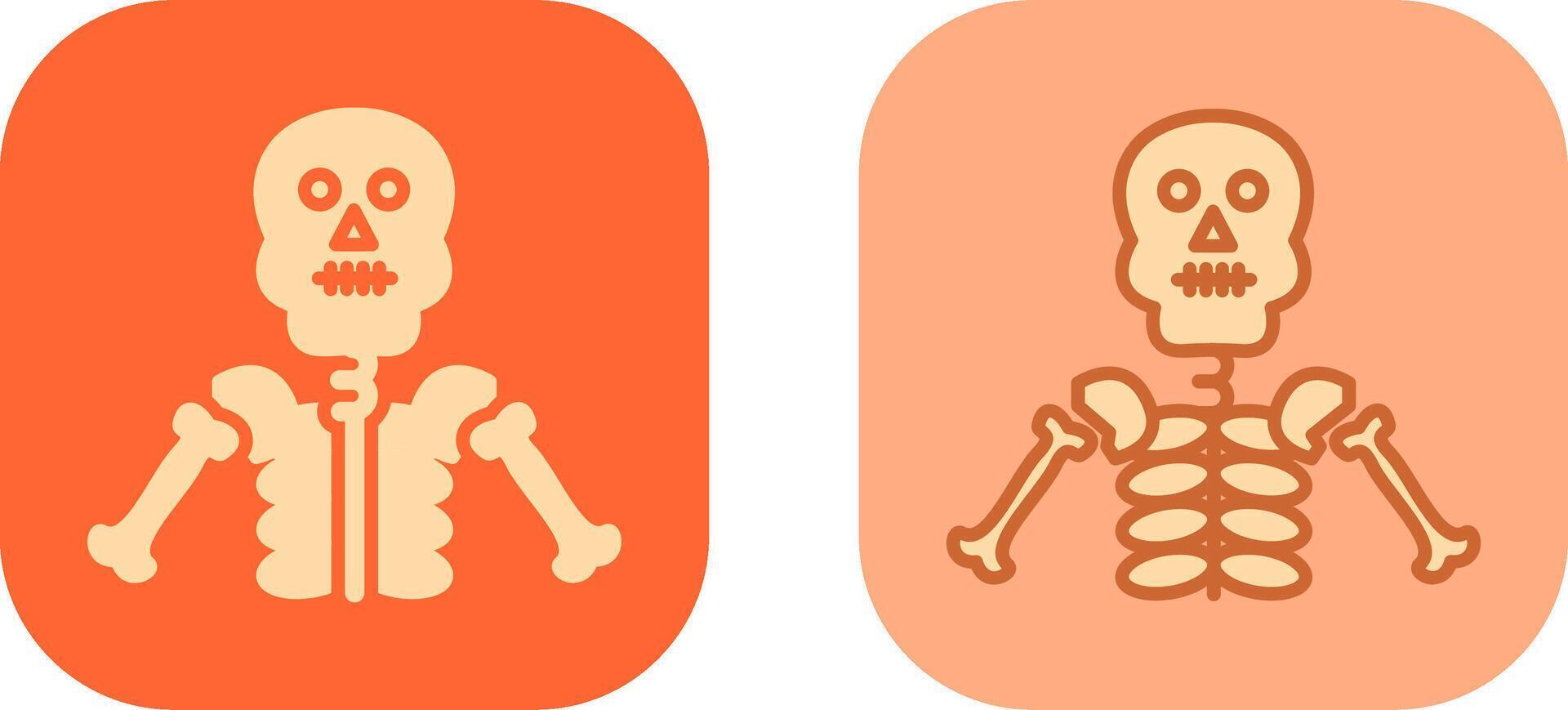 Skeleton Icon Design vector