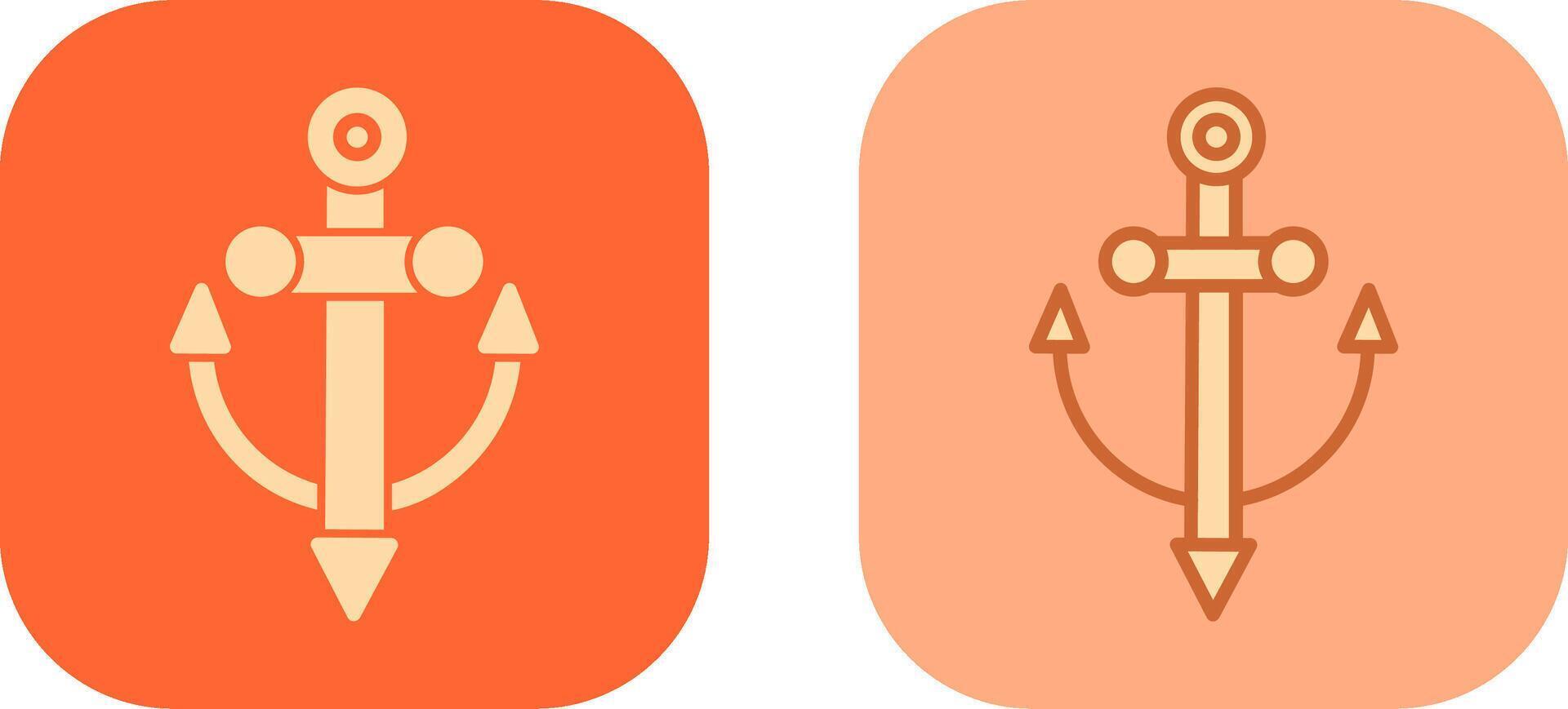 Anchor Icon Design vector