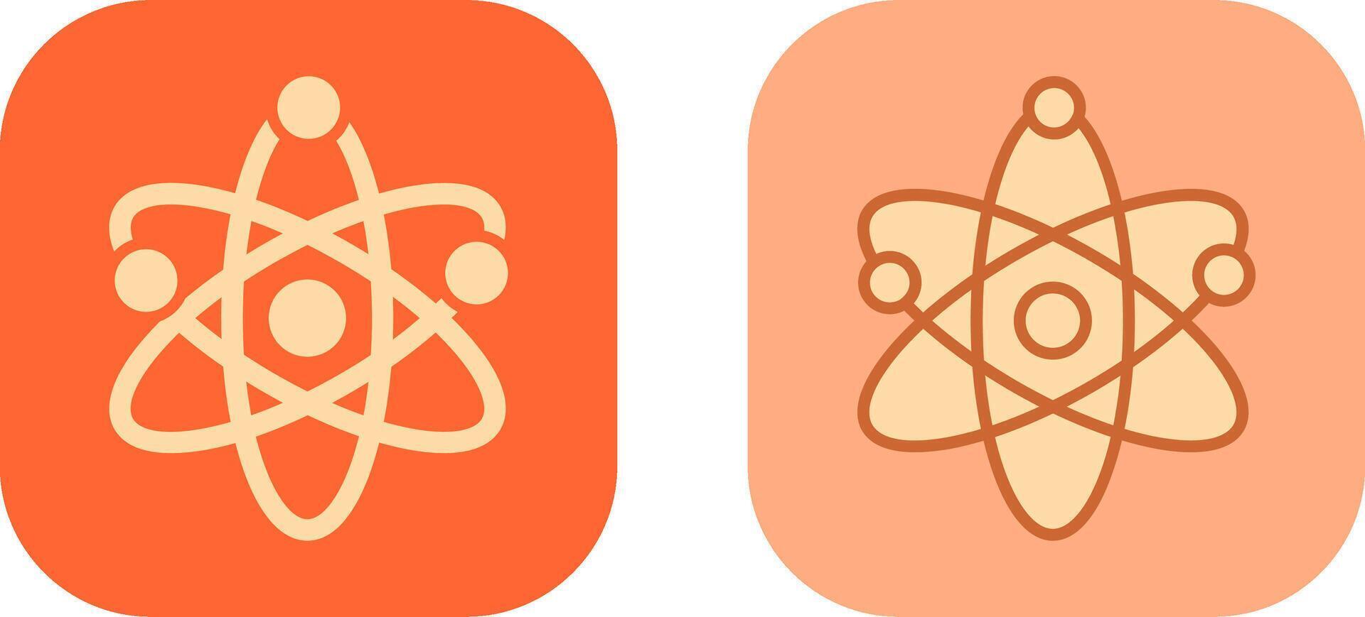 Atom Icon Design vector