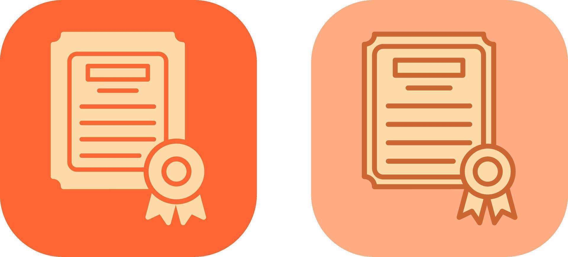 Diploma Icon Design vector