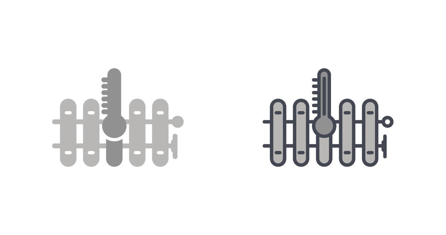 Radiator Icon Design vector