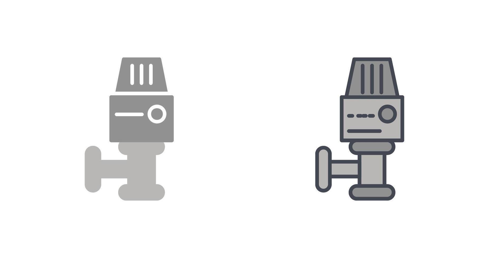 Thermostatic Head Icon Design vector