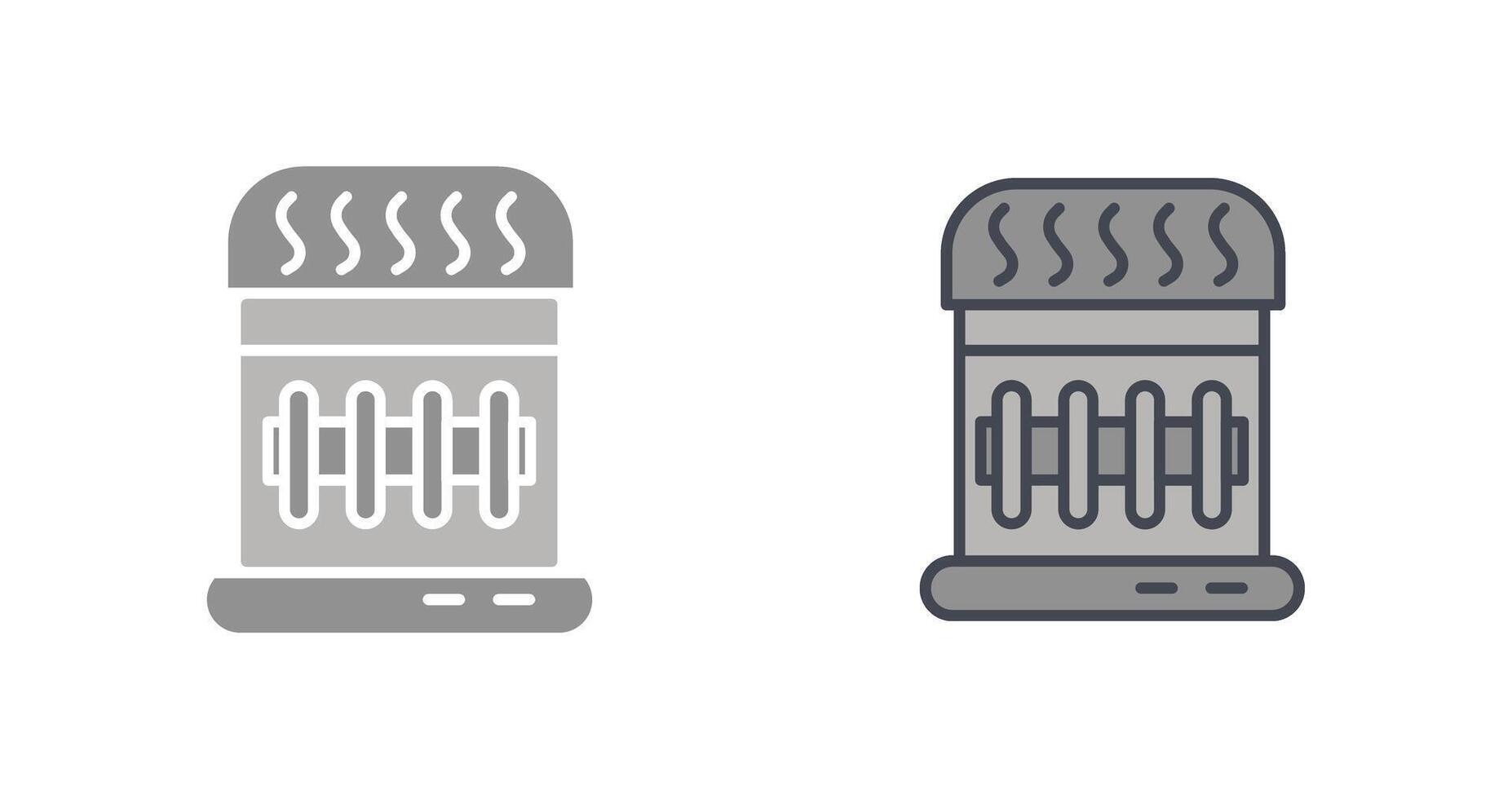 Gas Heater Icon Design vector