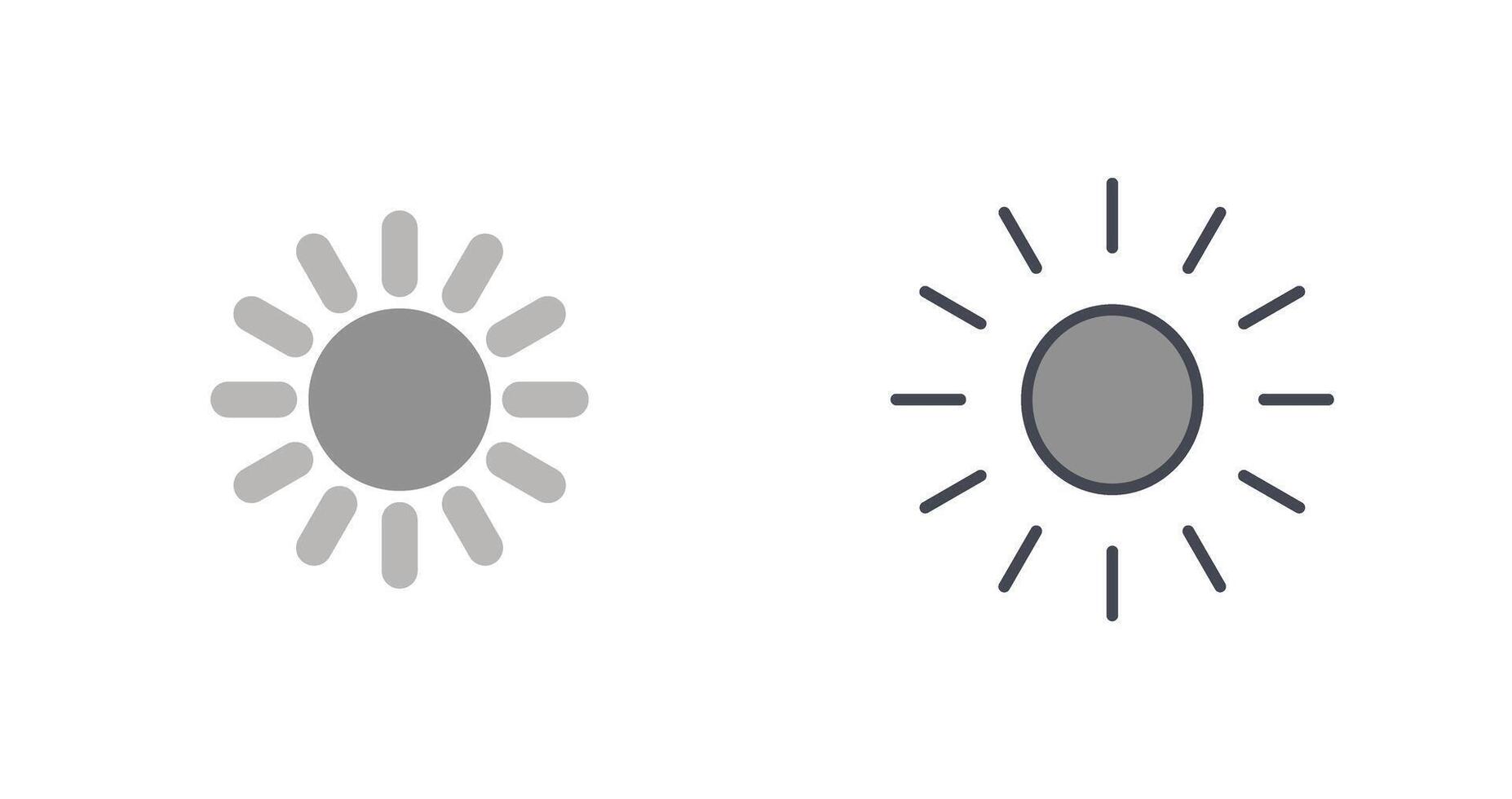 Sun Icon Design vector