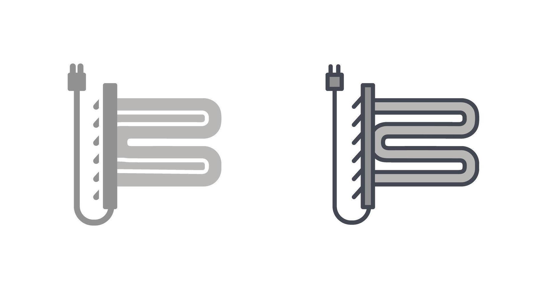 Towel Dryer Icon Design vector