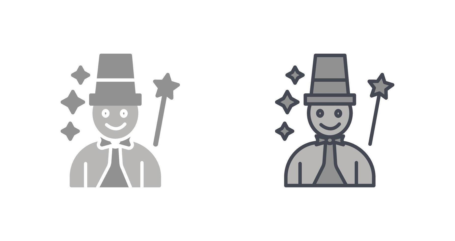 Magician Icon Design vector