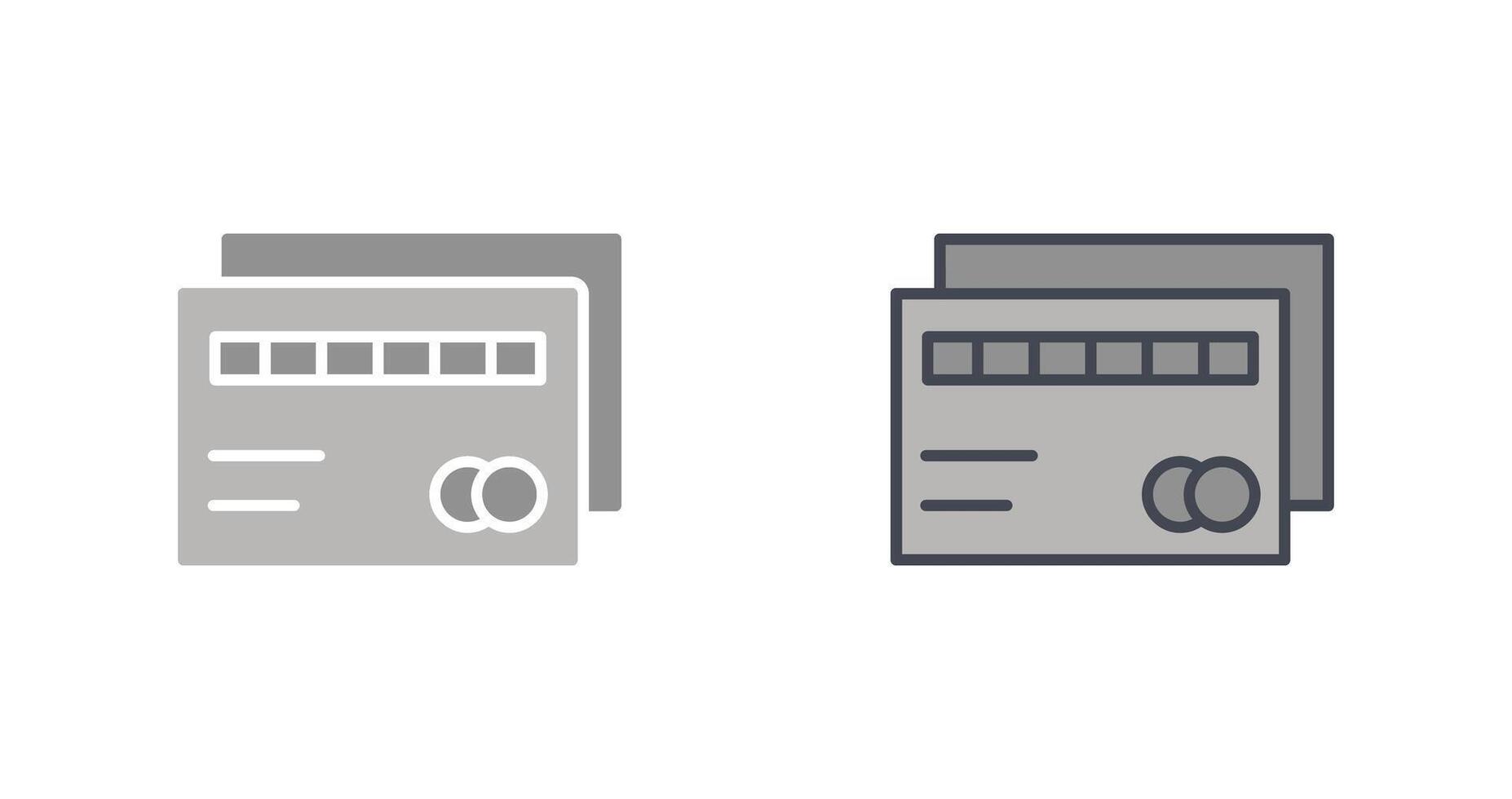 ATM Card Icon Design vector