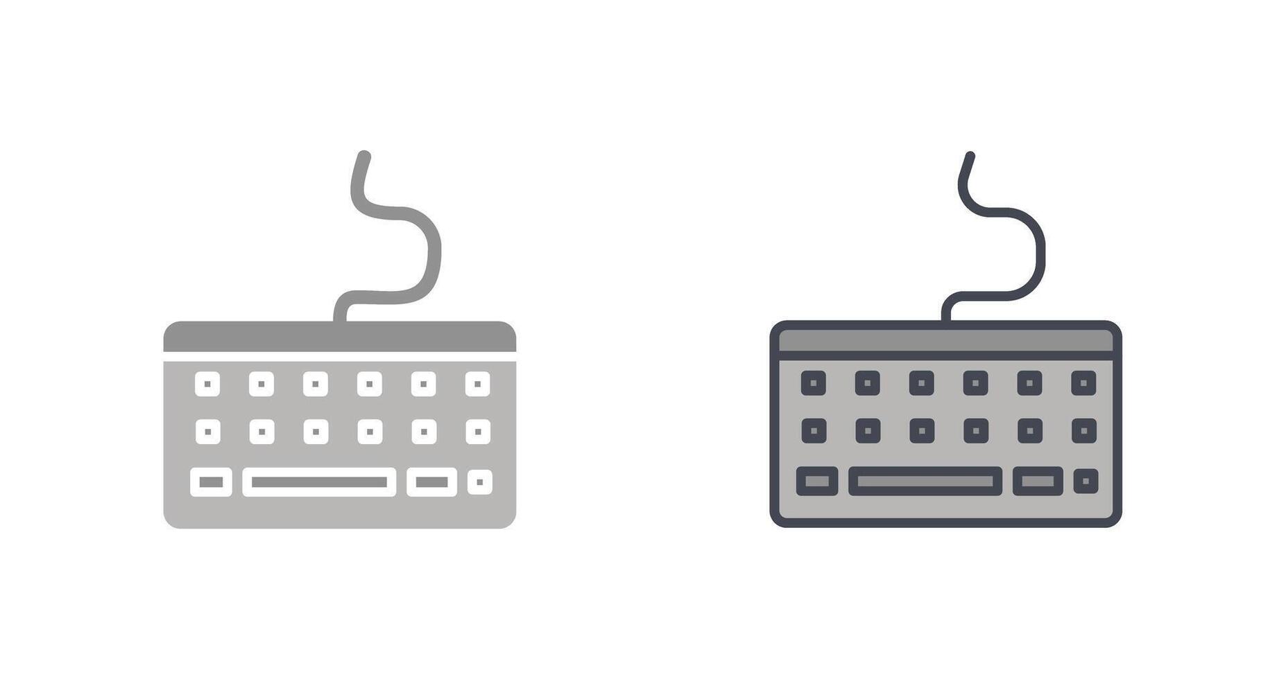 Keyboard Icon Design vector