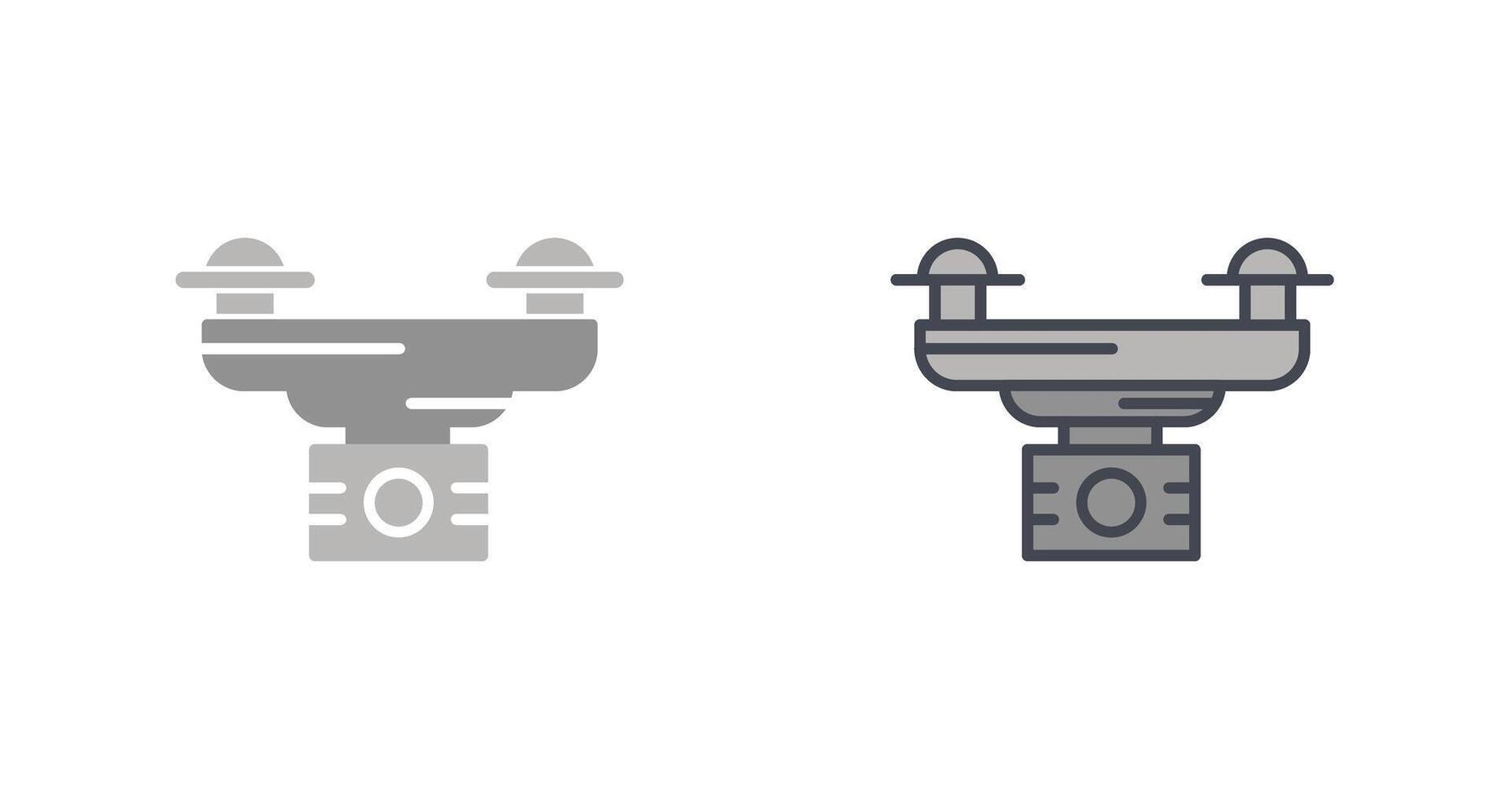 Drone Camera Icon Design vector