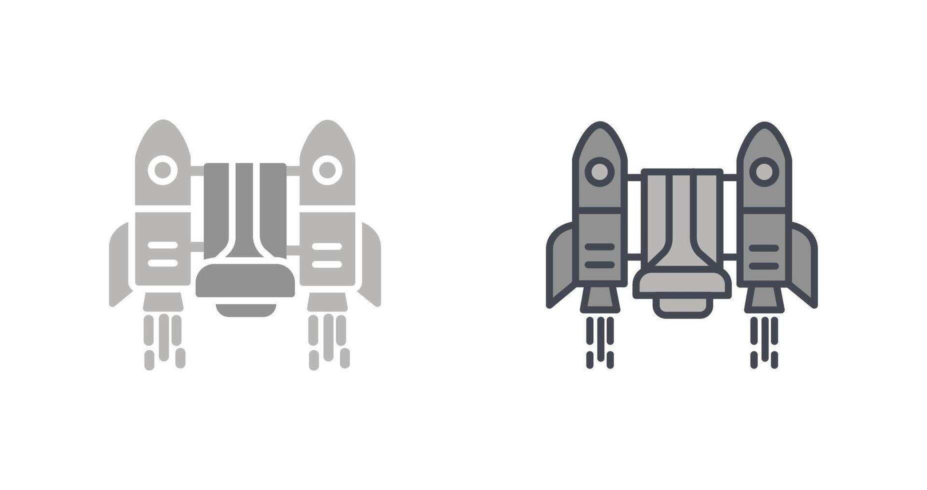 Jetpack Icon Design vector