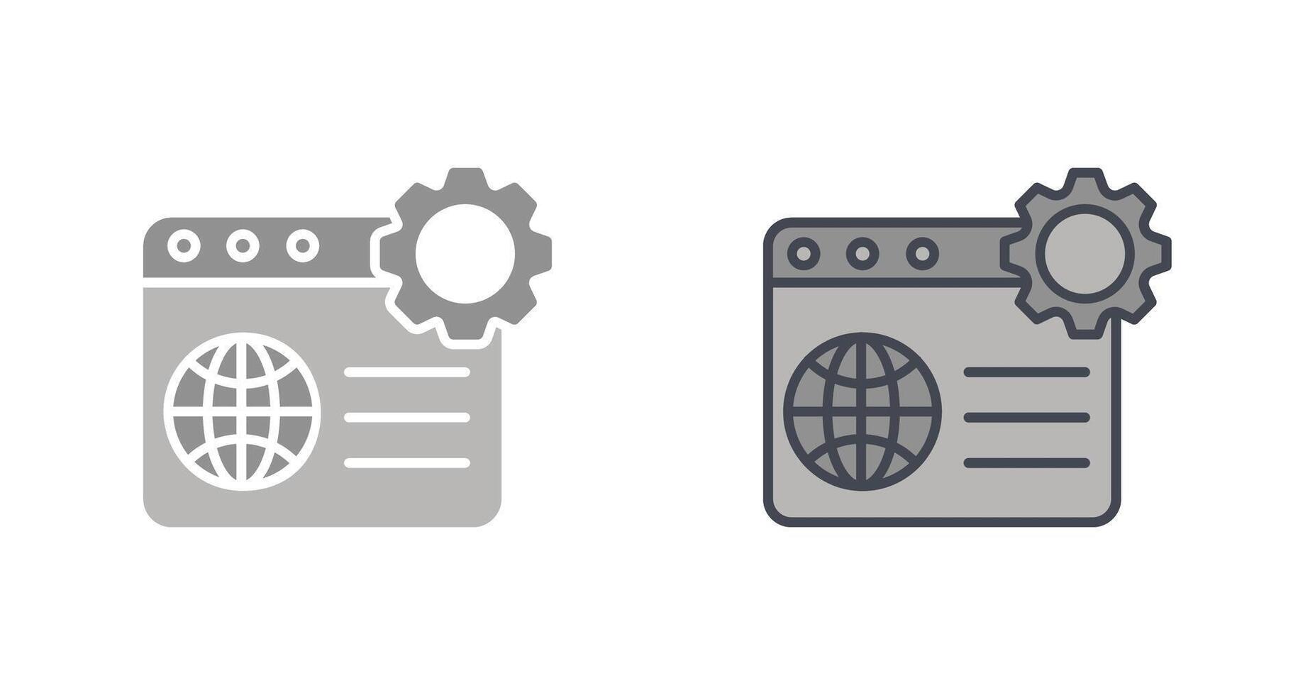 Web Optimization Icon Design vector