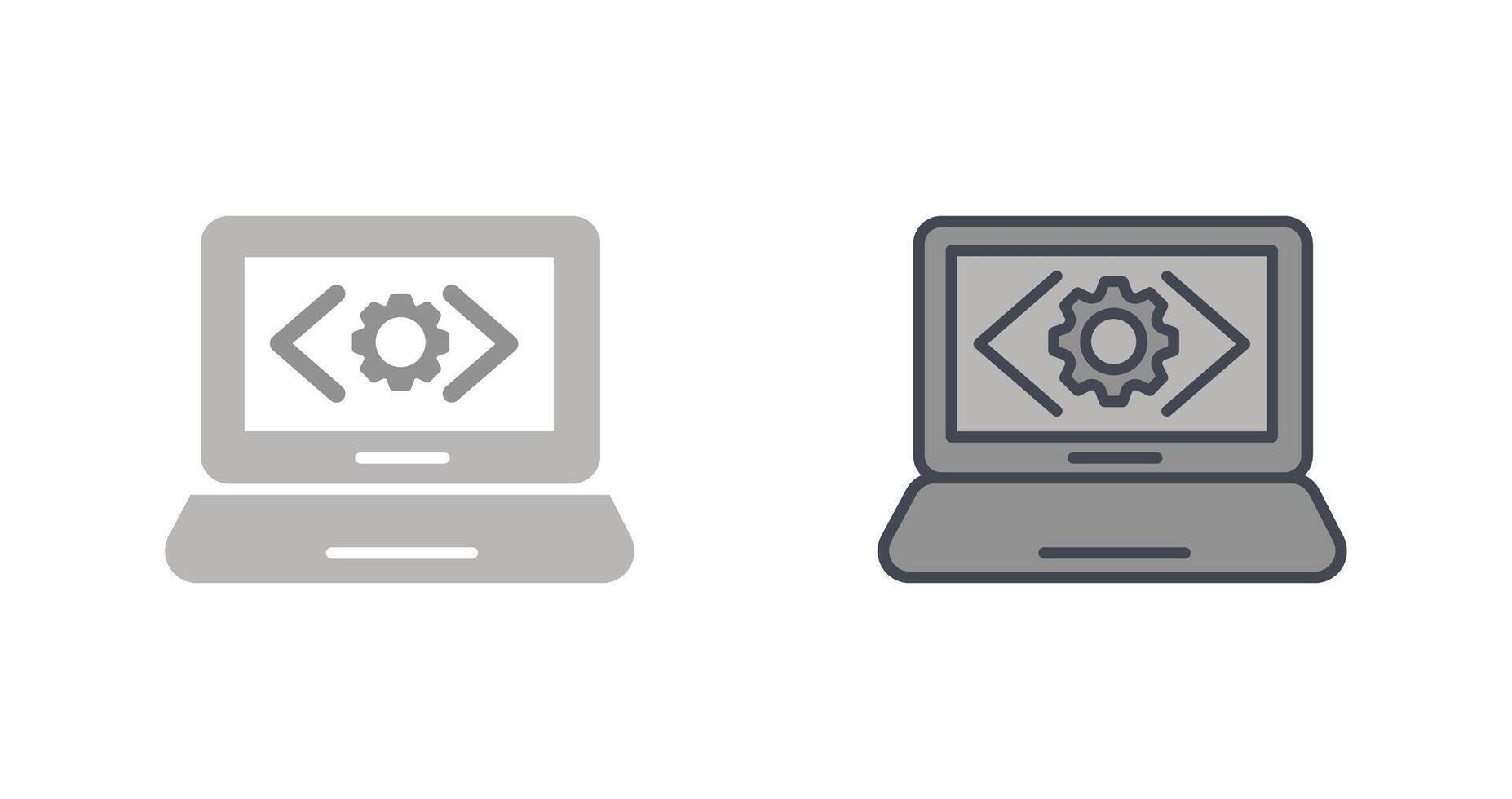 Code Optimization Icon Design vector