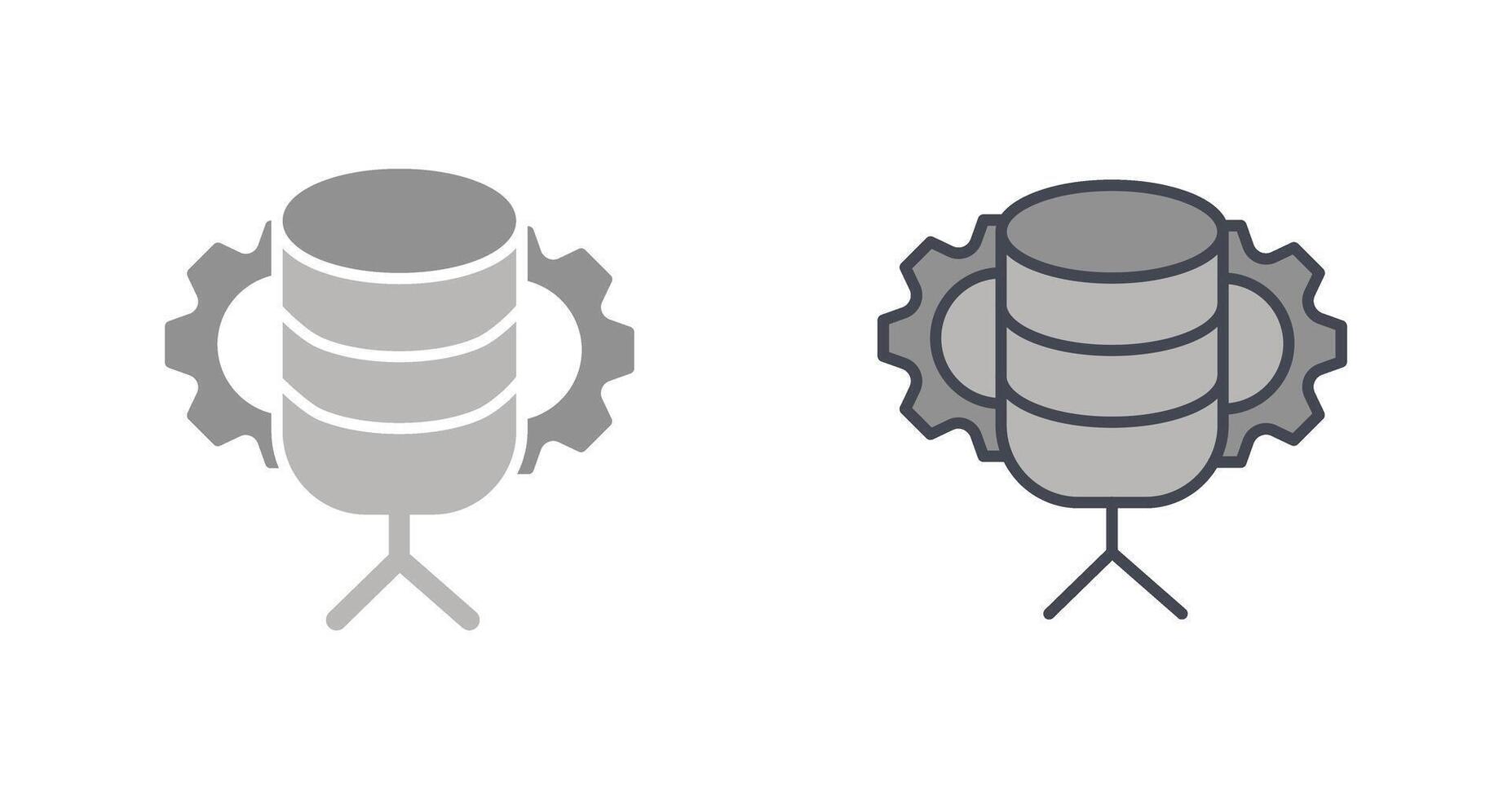 Database Management Icon Design vector