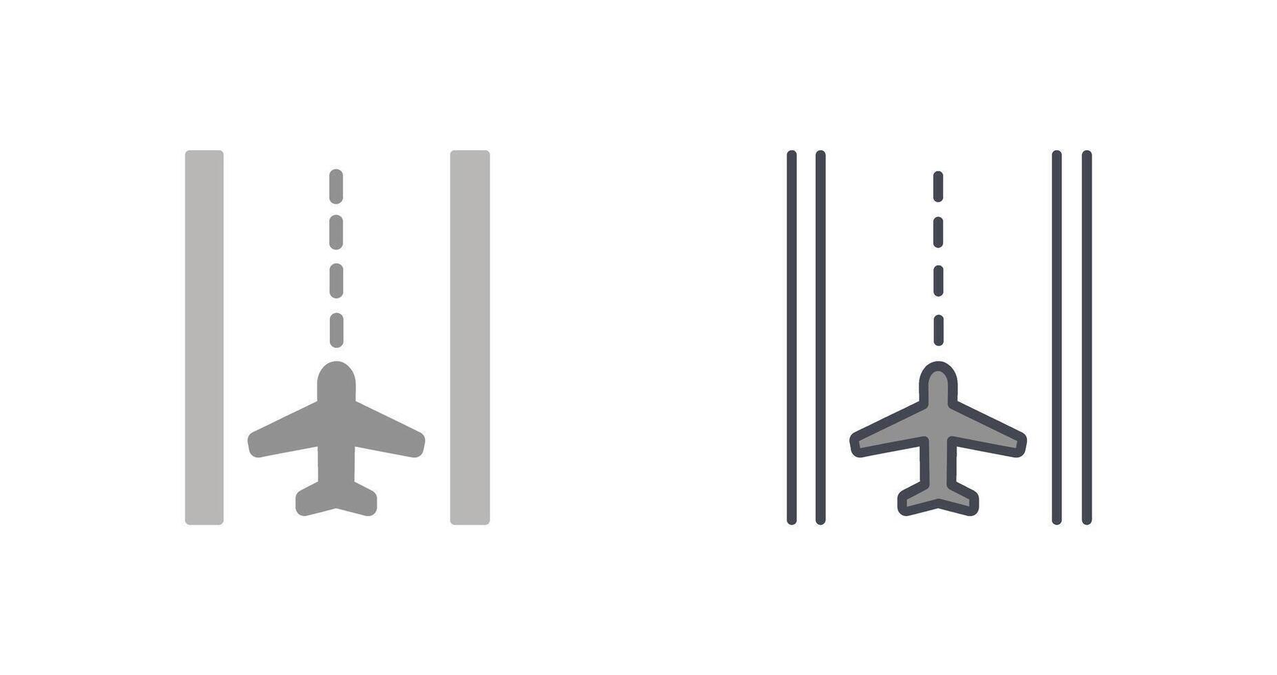 Runway Icon Design vector