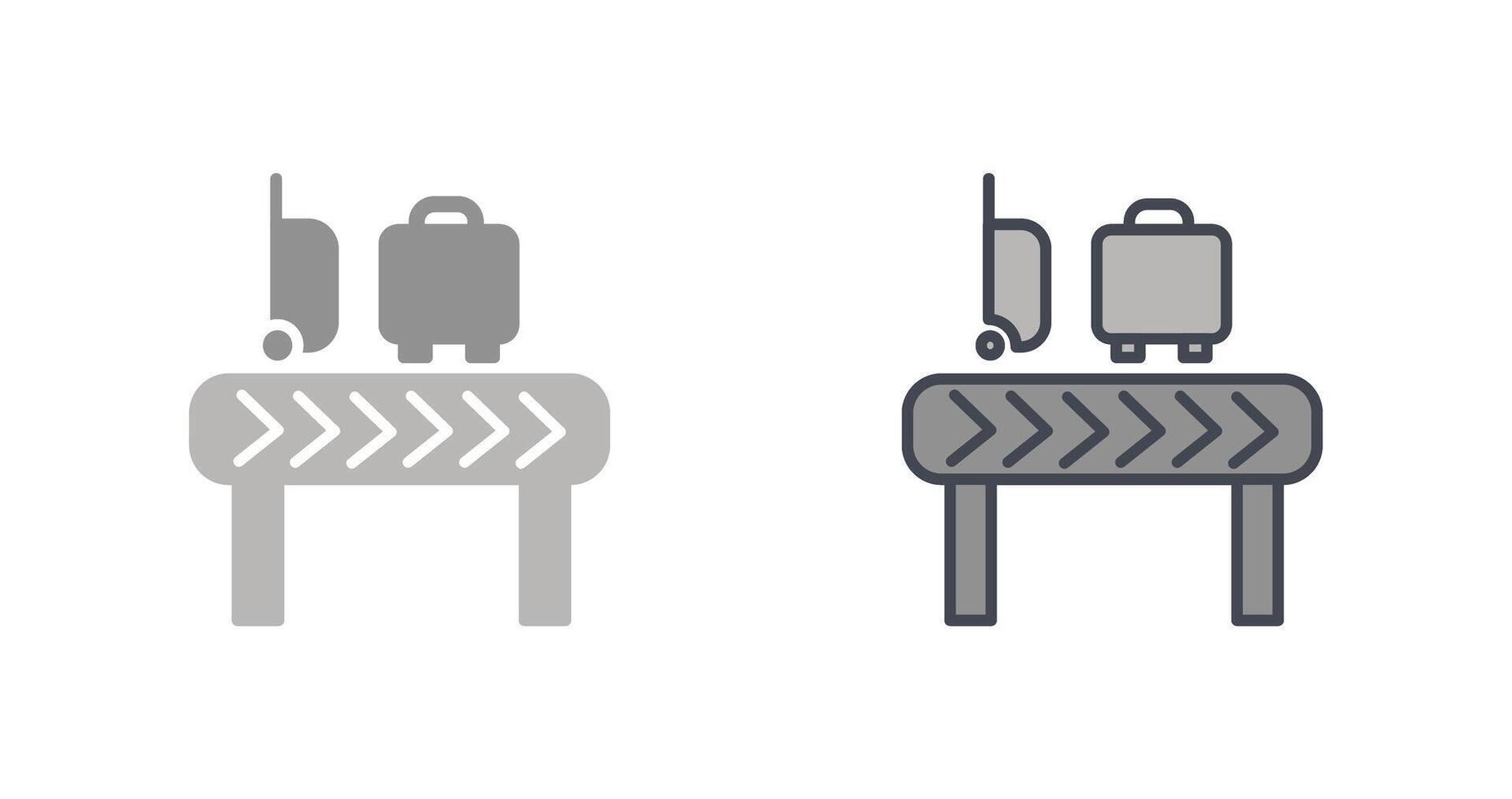 Luggage Carousel Icon Design vector