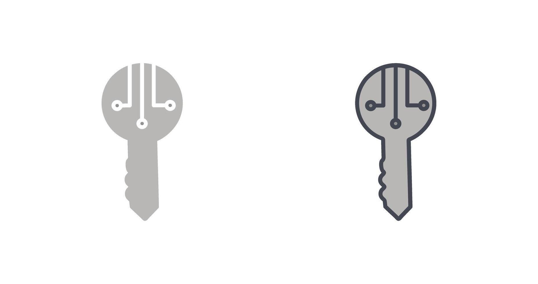 Keys Icon Design vector