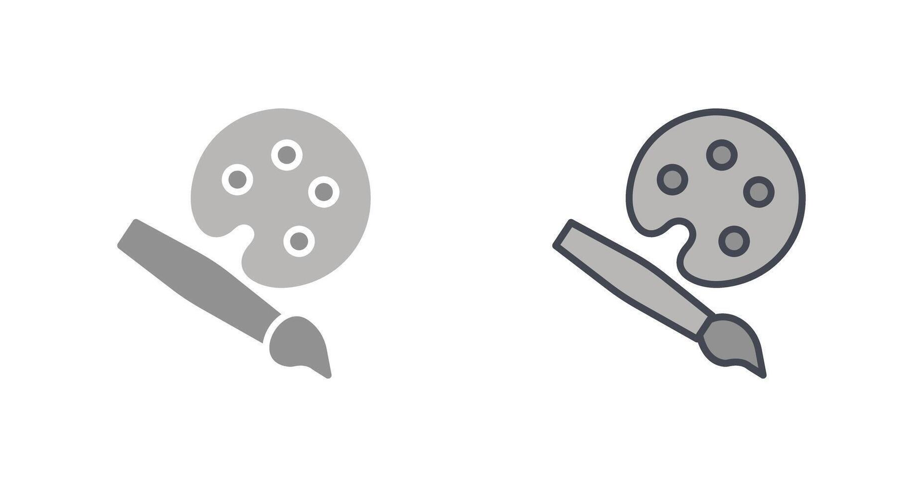 Palette Icon Design vector