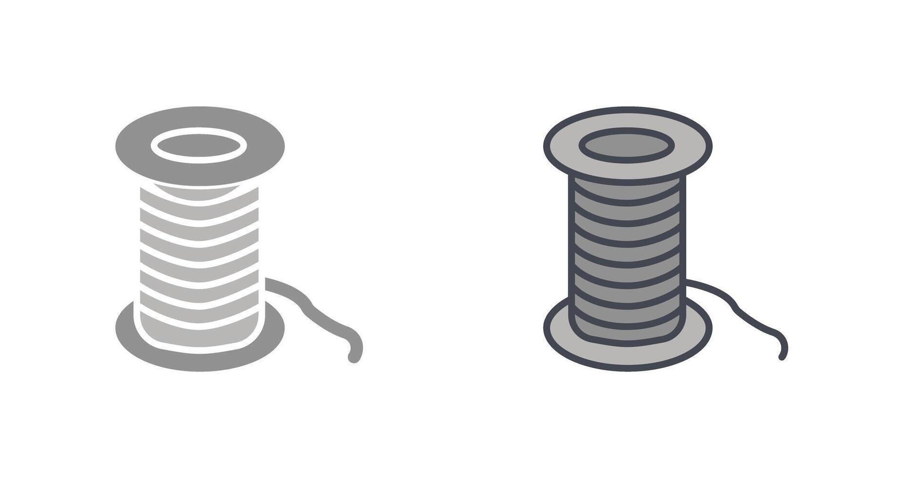 Thread Icon Design vector