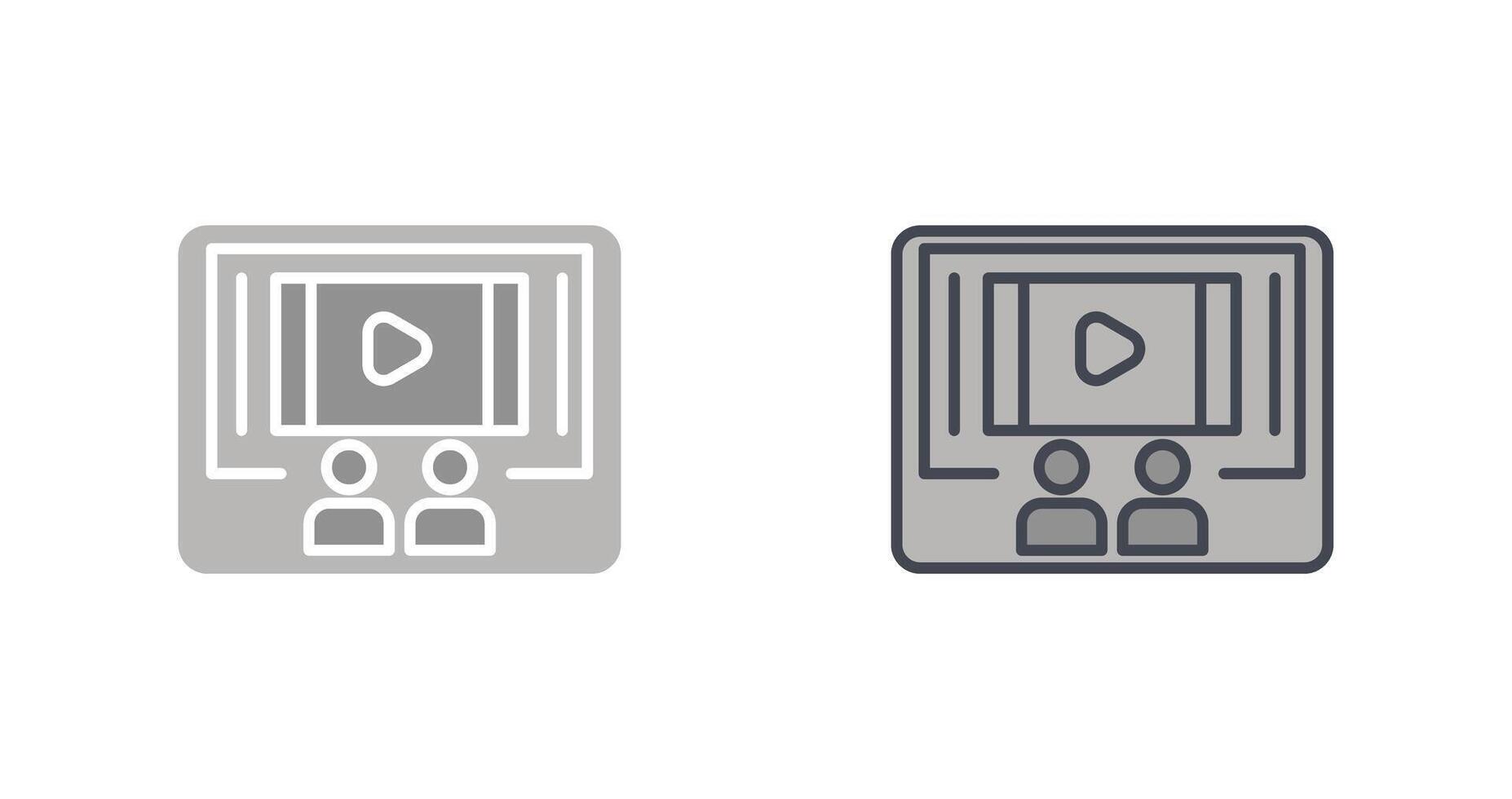 Auditorium Icon Design vector
