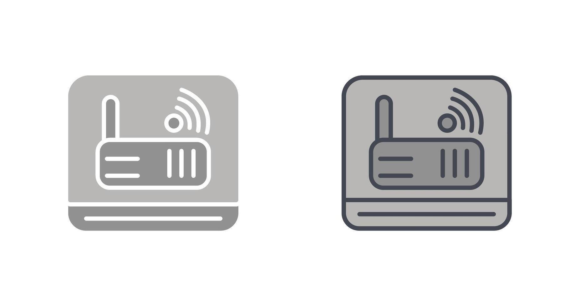 Modem Icon Design vector