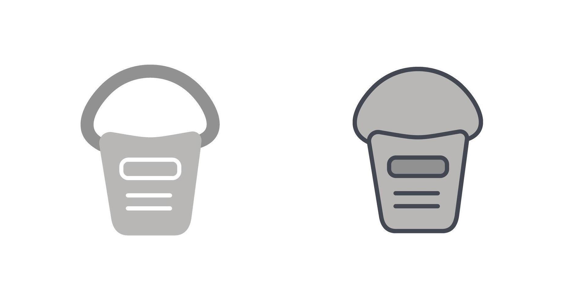 Bucket Icon Design vector