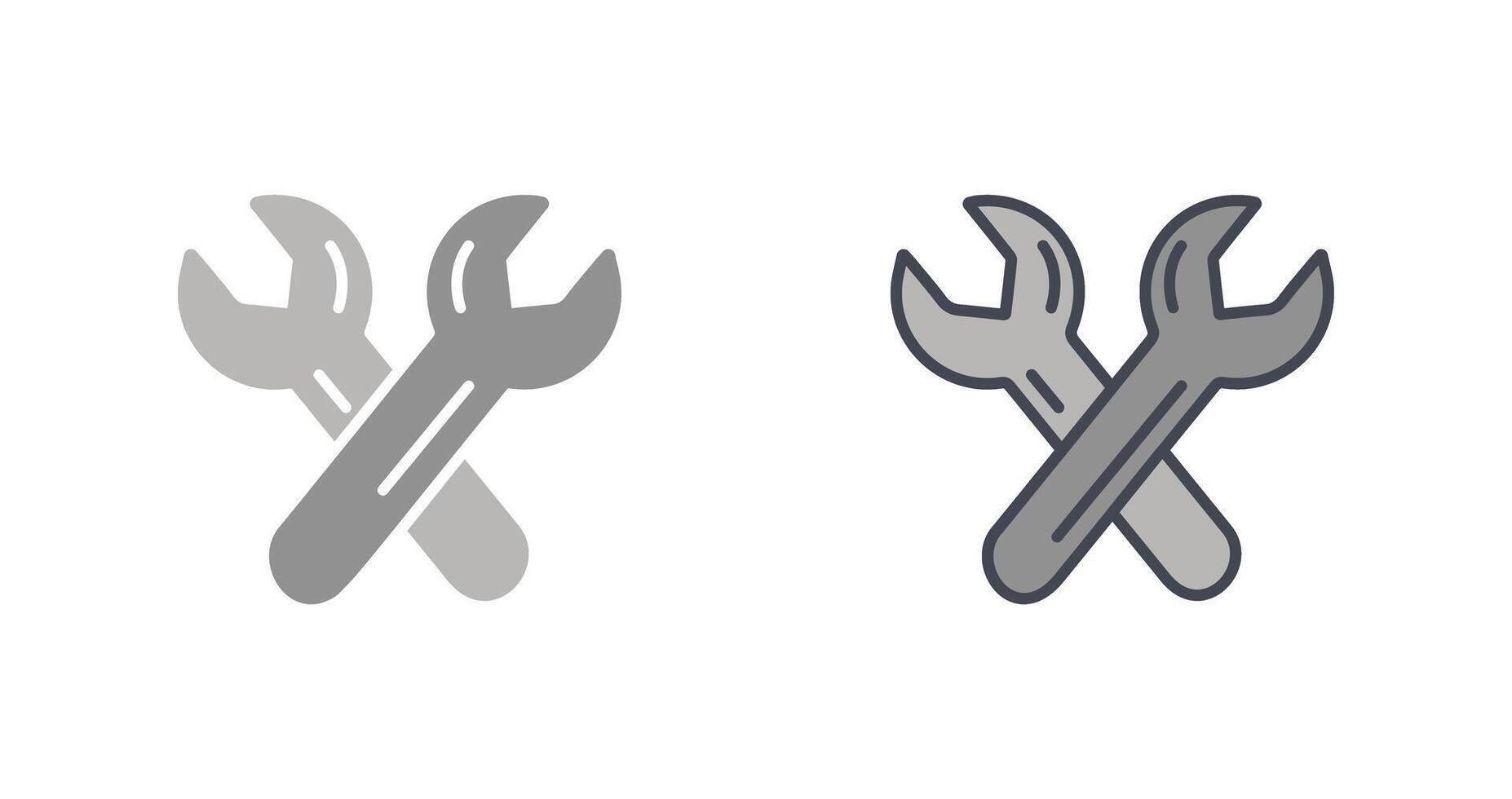 Wrench Icon Design vector