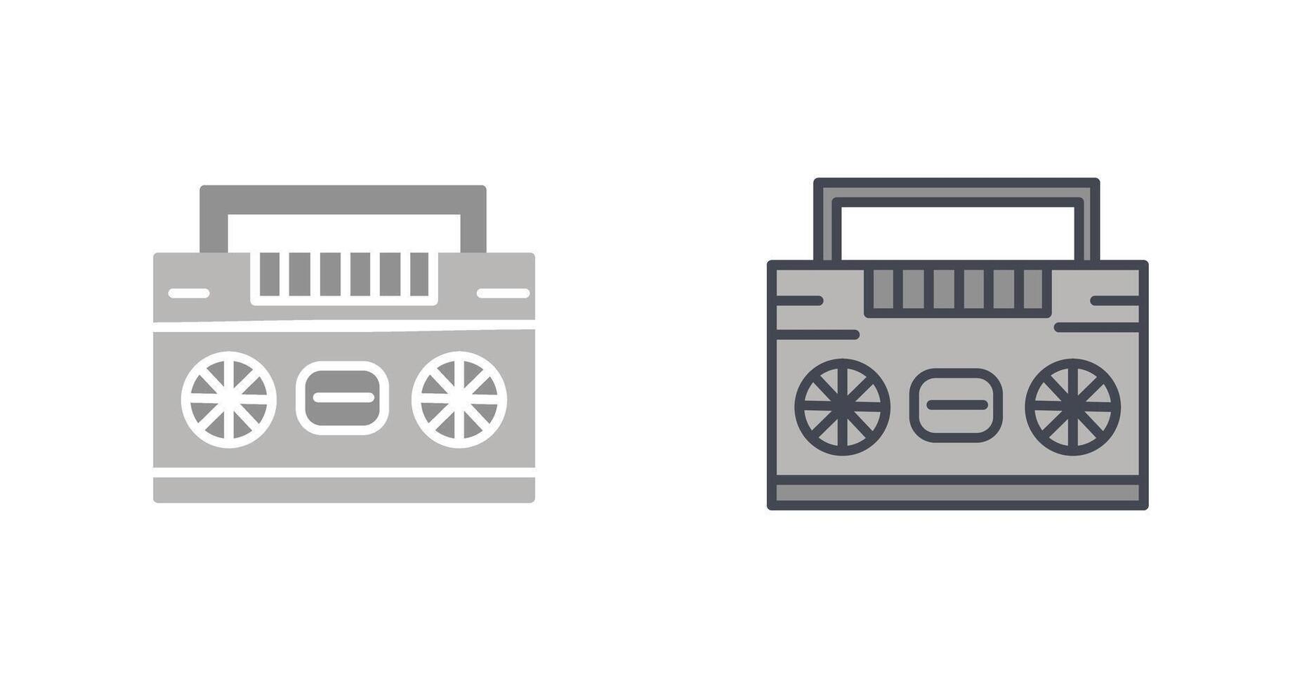 Tape Icon Design vector