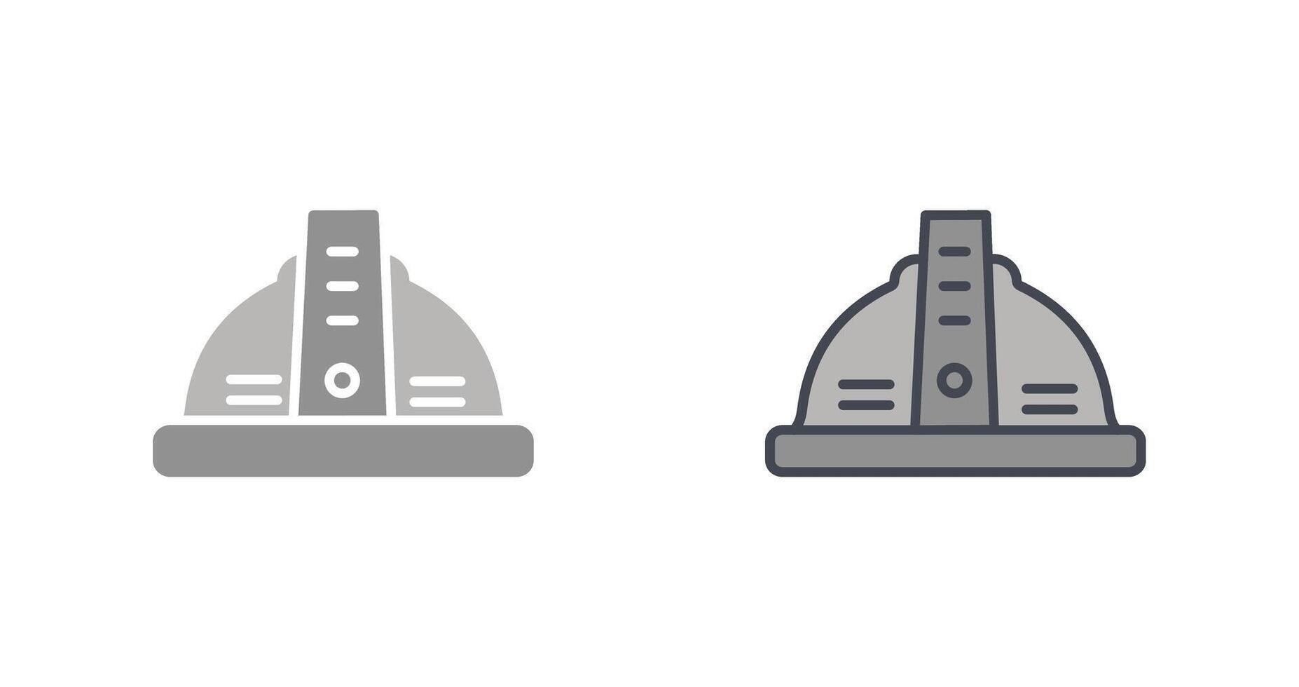 Helmet Icon Design vector
