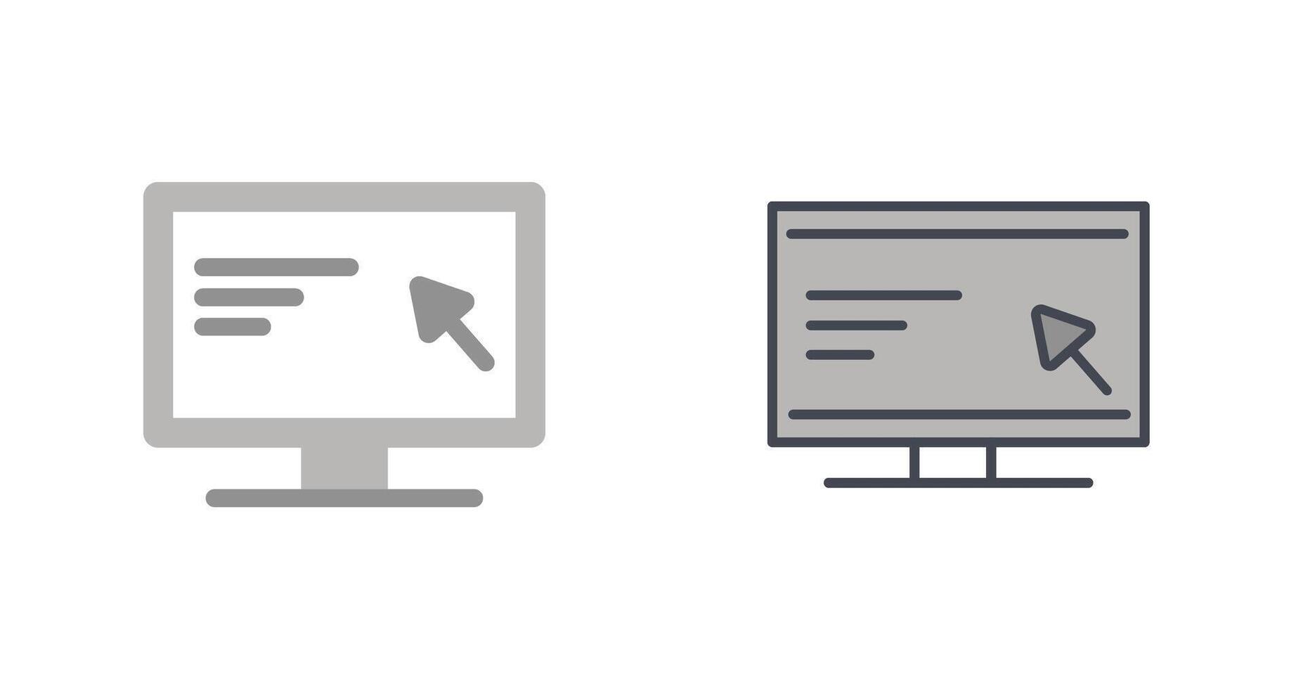 Screen Icon Design vector