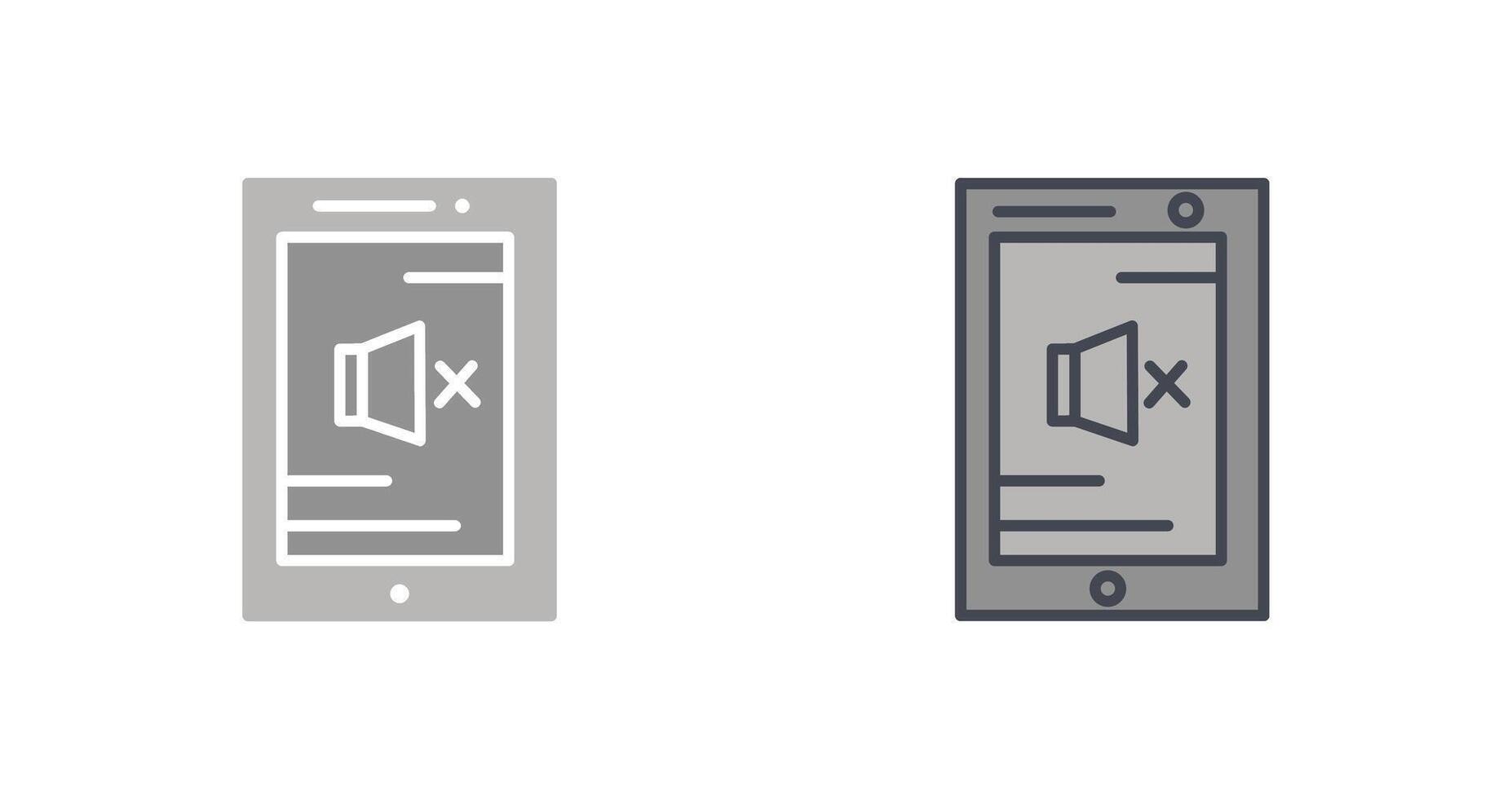 Volume Mute Icon Design vector