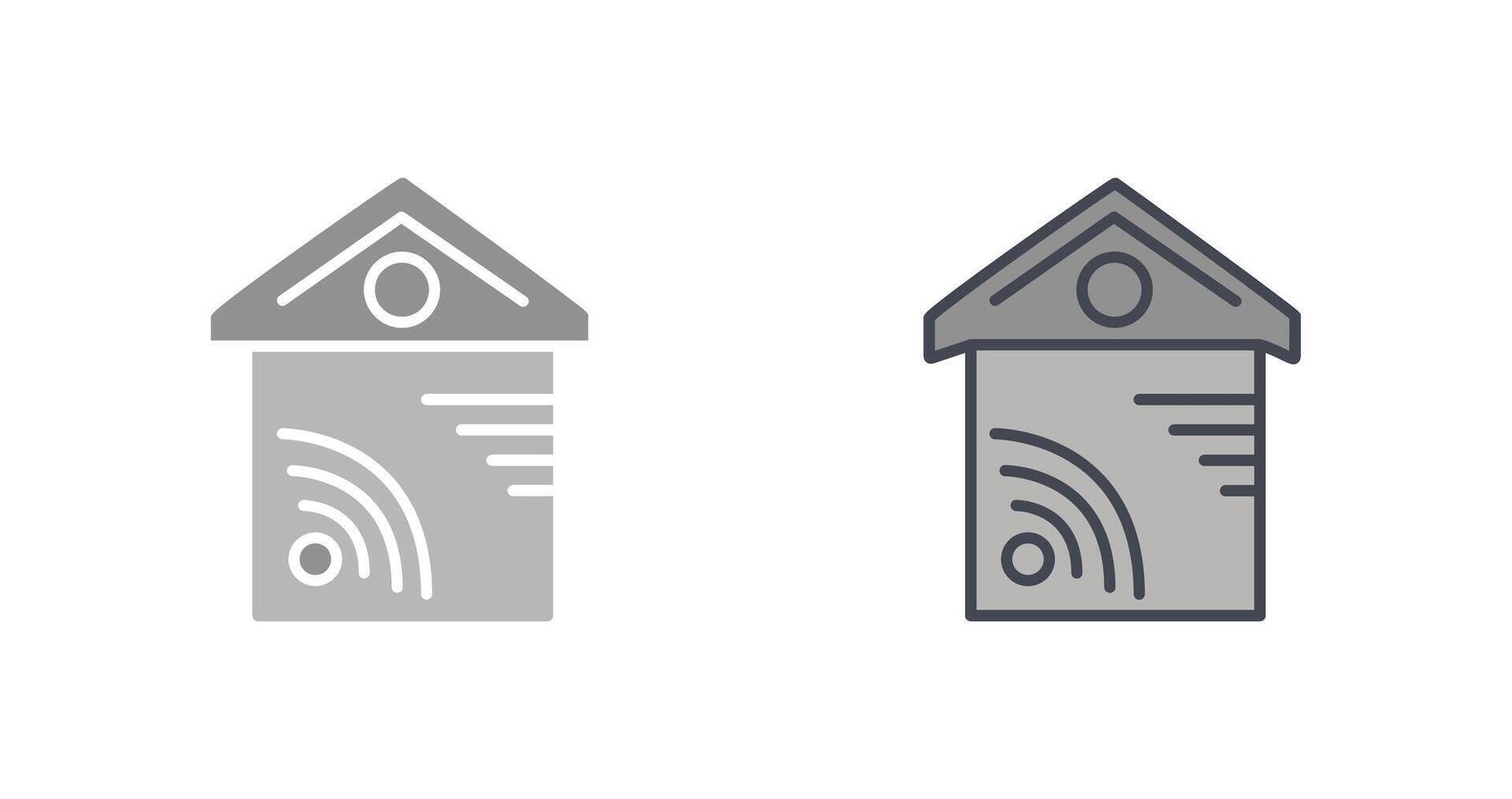 House Wifi Icon Design vector