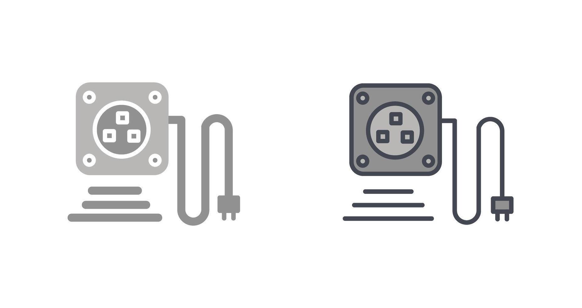 Socket Icon Design vector