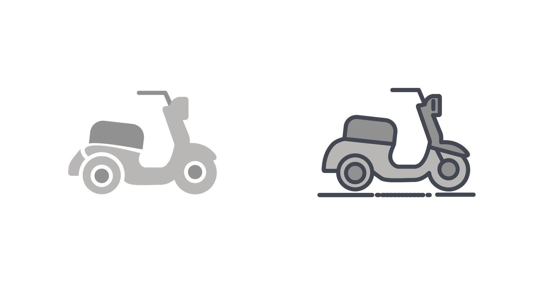 diseño de icono de scooter vector