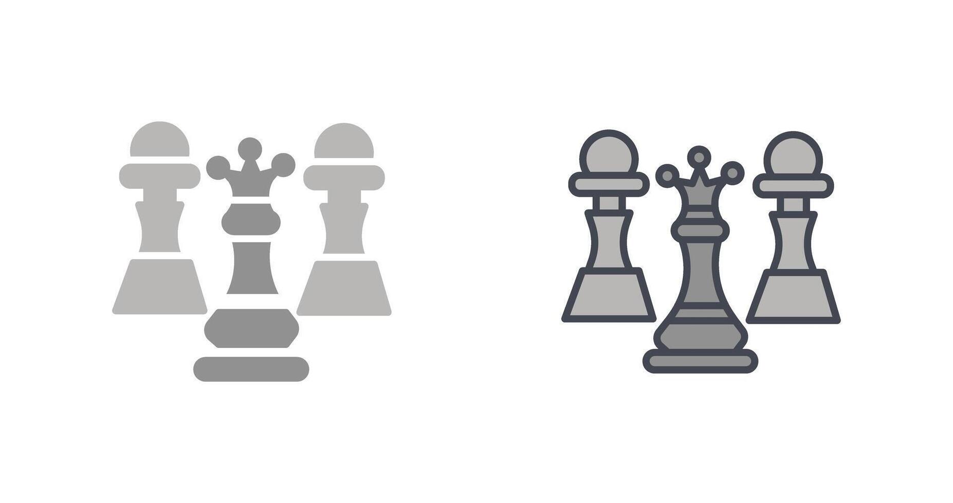 Chess Icon Design vector