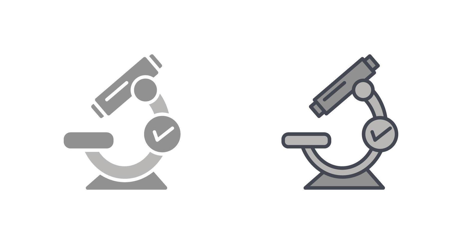 Microscope Icon Design vector