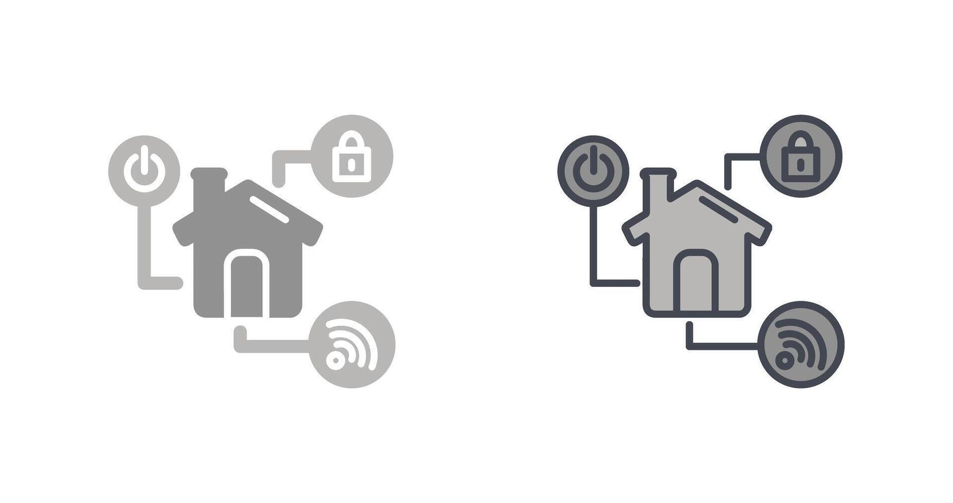 Smarthome Icon Design vector