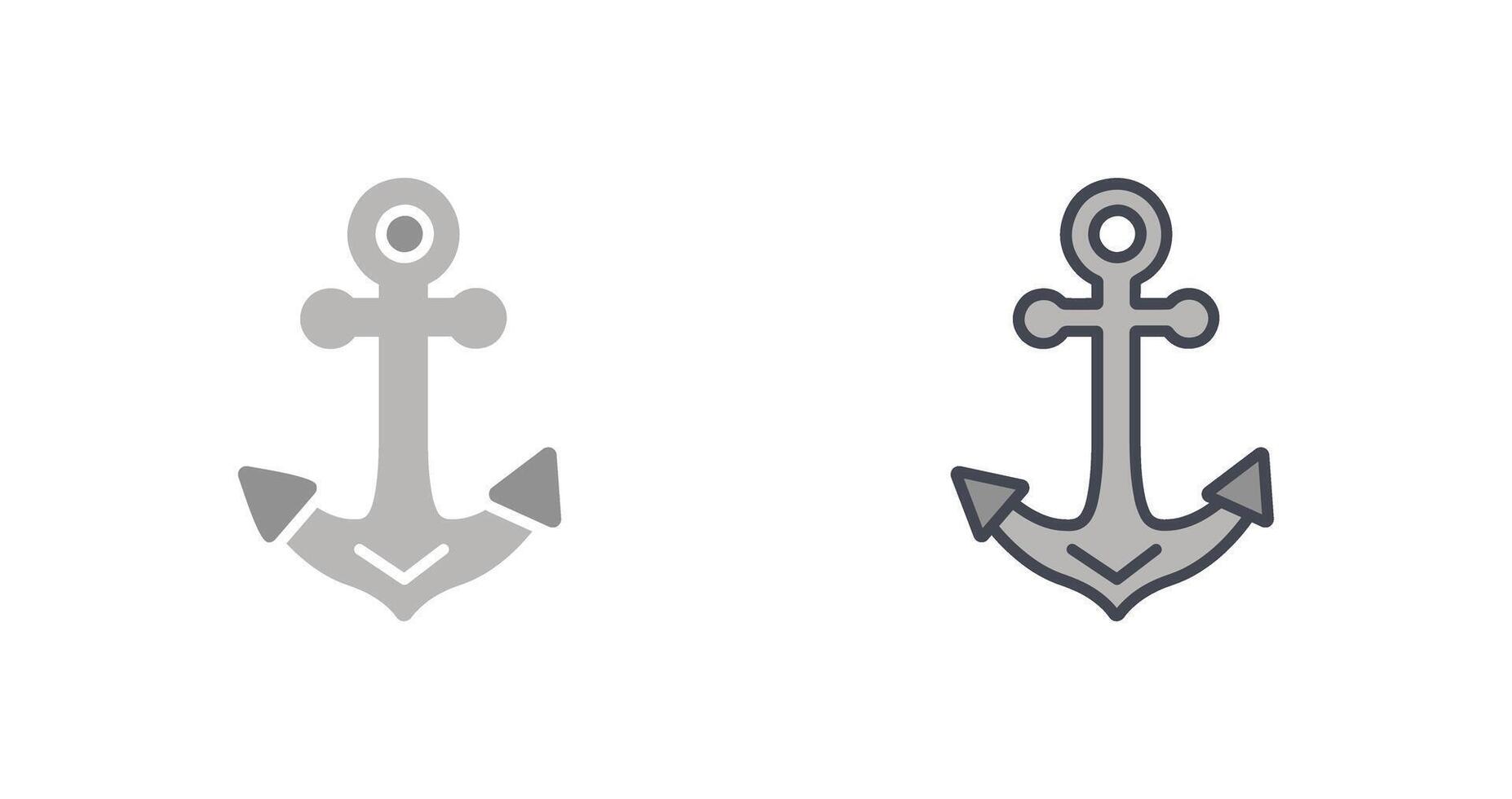 Anchor Icon Design vector