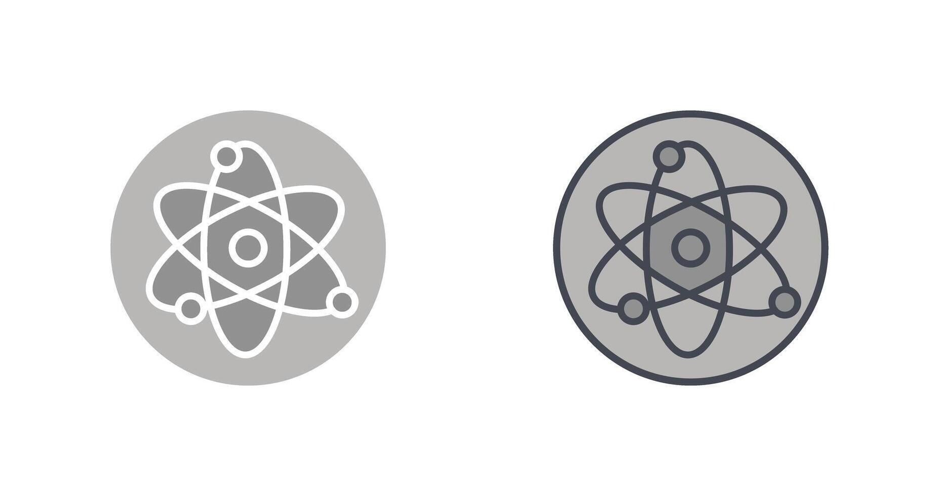 Atom Icon Design vector