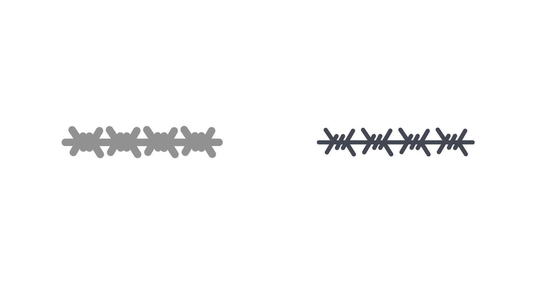 Pointed Wire Icon Design vector
