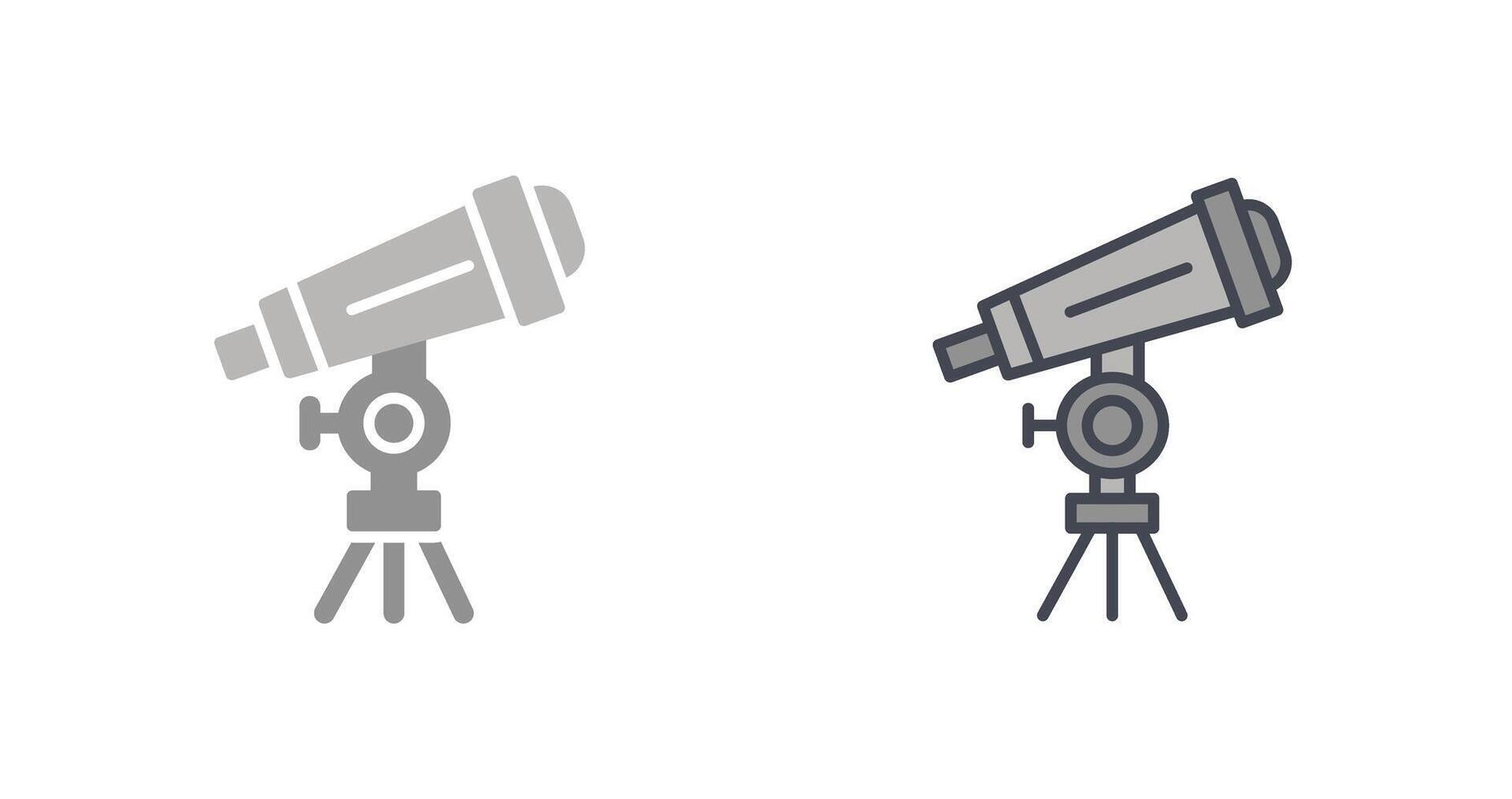 Telescope Icon Design vector